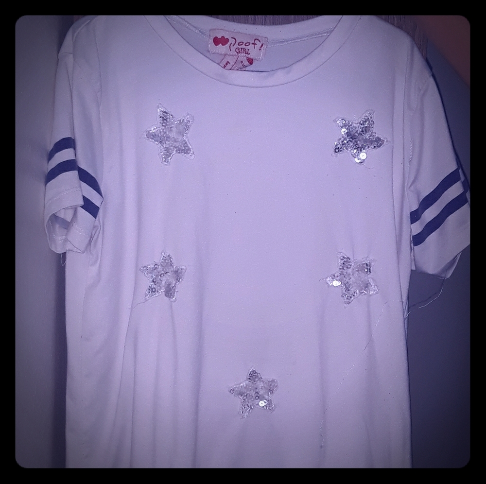 T shirt with stars